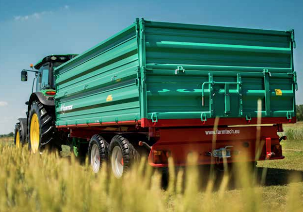 Farmtech TDK tandemtengelyes traktorvontatású pótkocsik